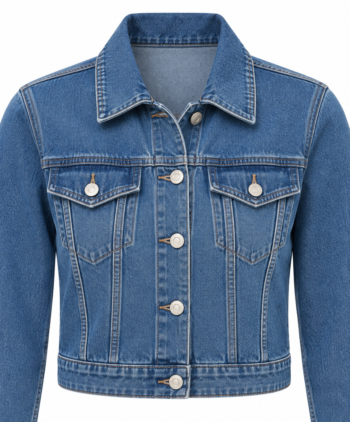 The Arden Cropped Denim Jacket