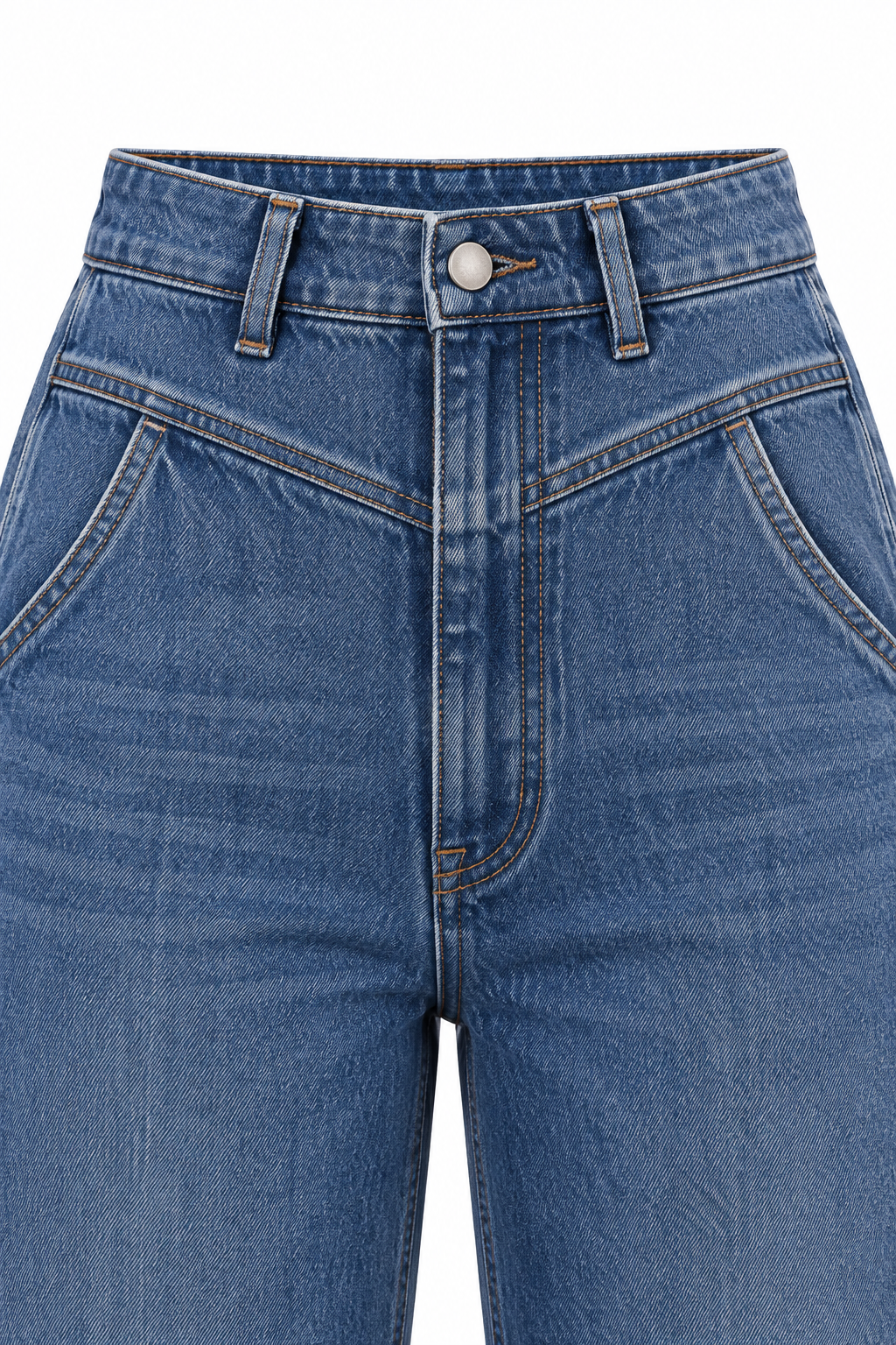 The Rowan Sculpted-Seam Straight-Leg Jean