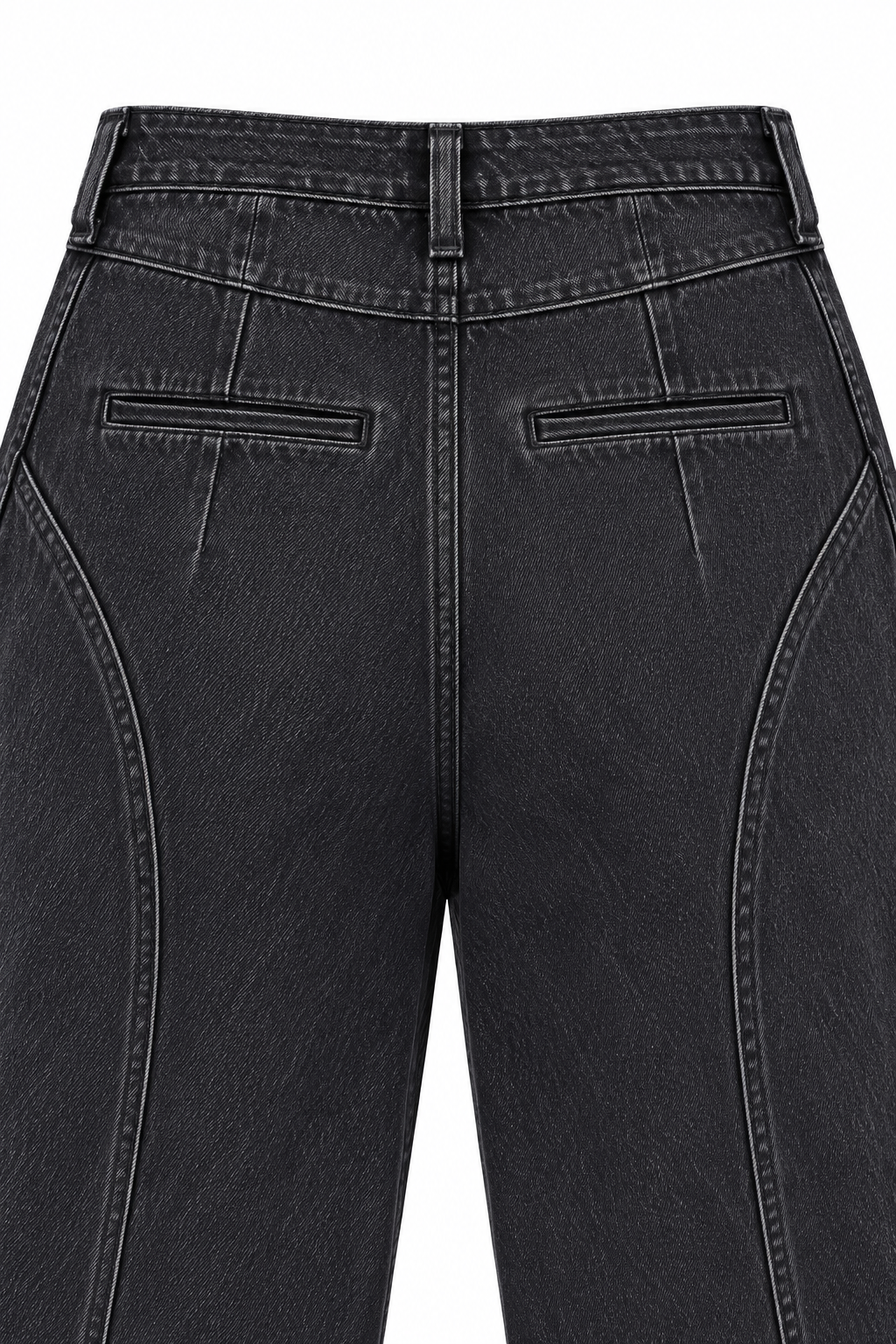 The Noa Arc-Seam Split-Hem Straight Jean