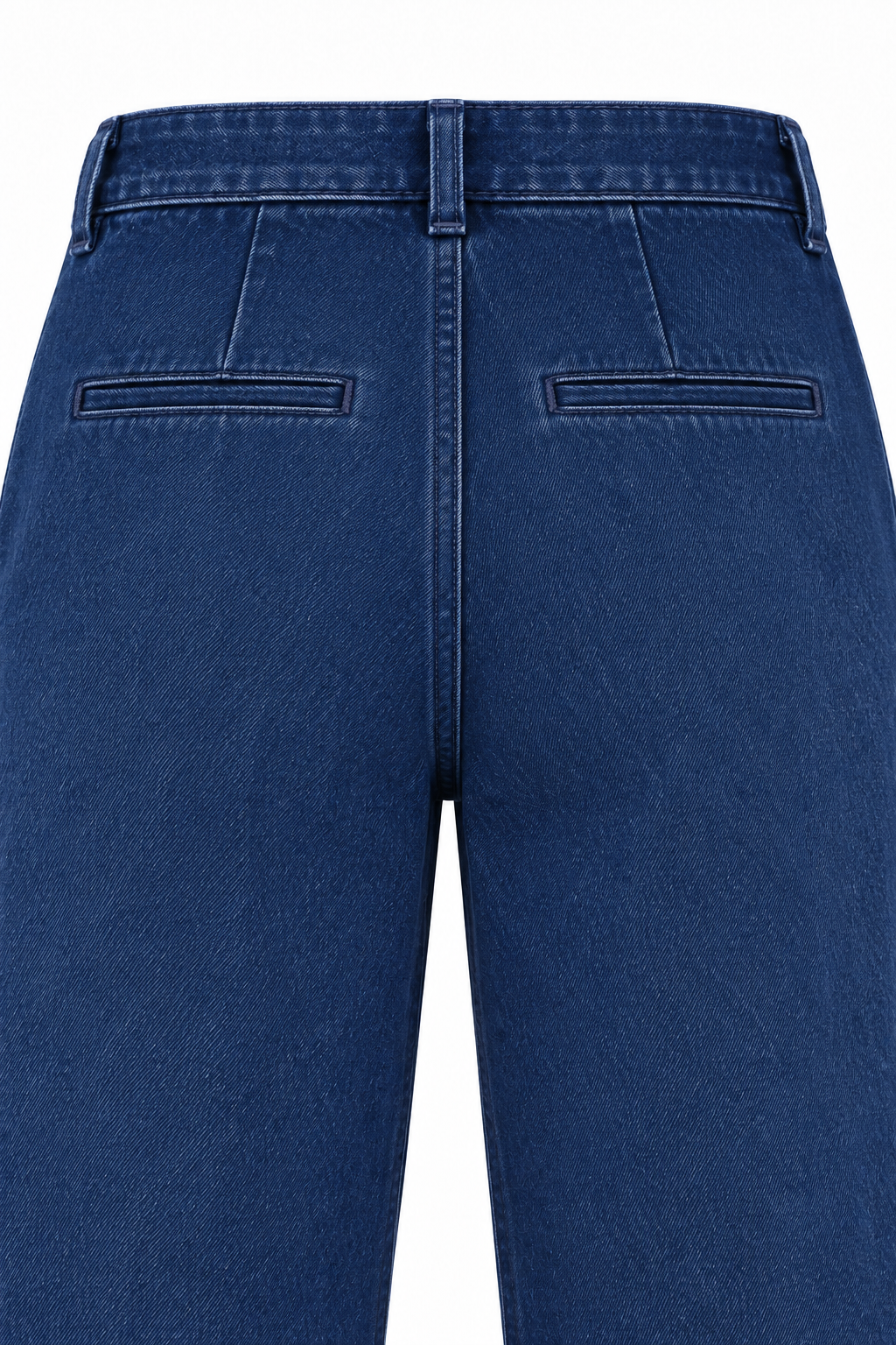 The Elara Tailored-Pleat Straight-Leg Jean